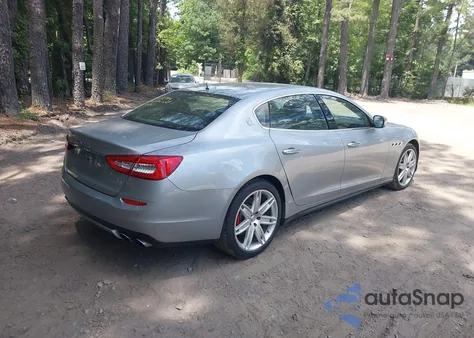 2014 Maserati Quattroporte S Q4 z USA, uszkodzony, nr VIN ZAM56RRA9E1106514